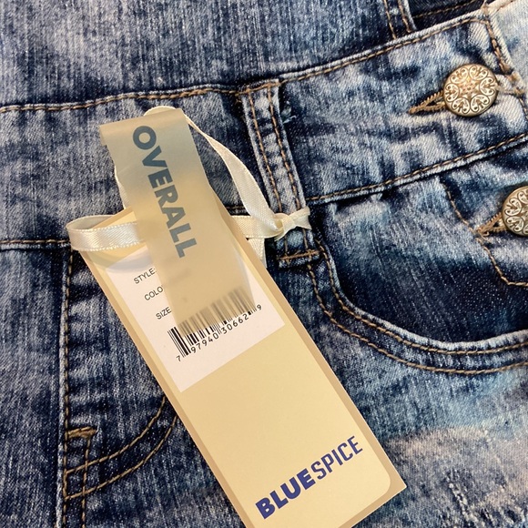 Blue Spice Overalls shorts size 1 brand new with tags - Picture 9 of 10